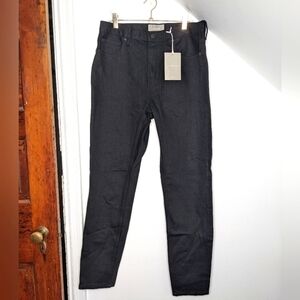 EVERLANE The High Rise Skinny Ankle Jean in Black NEW 30